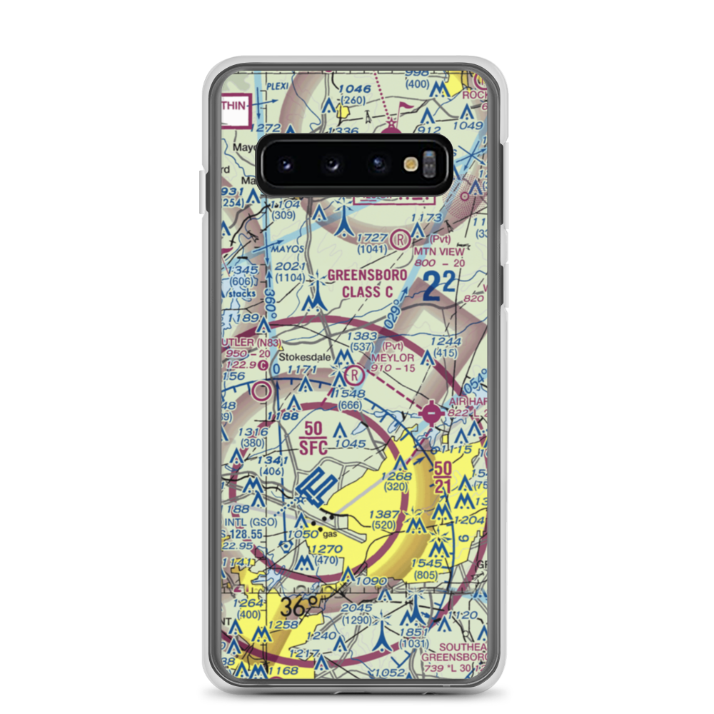 Meylor Field (9NC9) VFR Sectional Samsung Case Samsung Galaxy S10 model shown