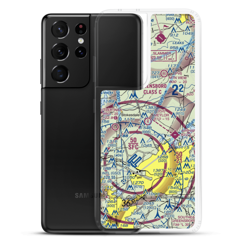 Meylor Field (9NC9) VFR Sectional Samsung Case Samsung Galaxy S21 Ultra model shown