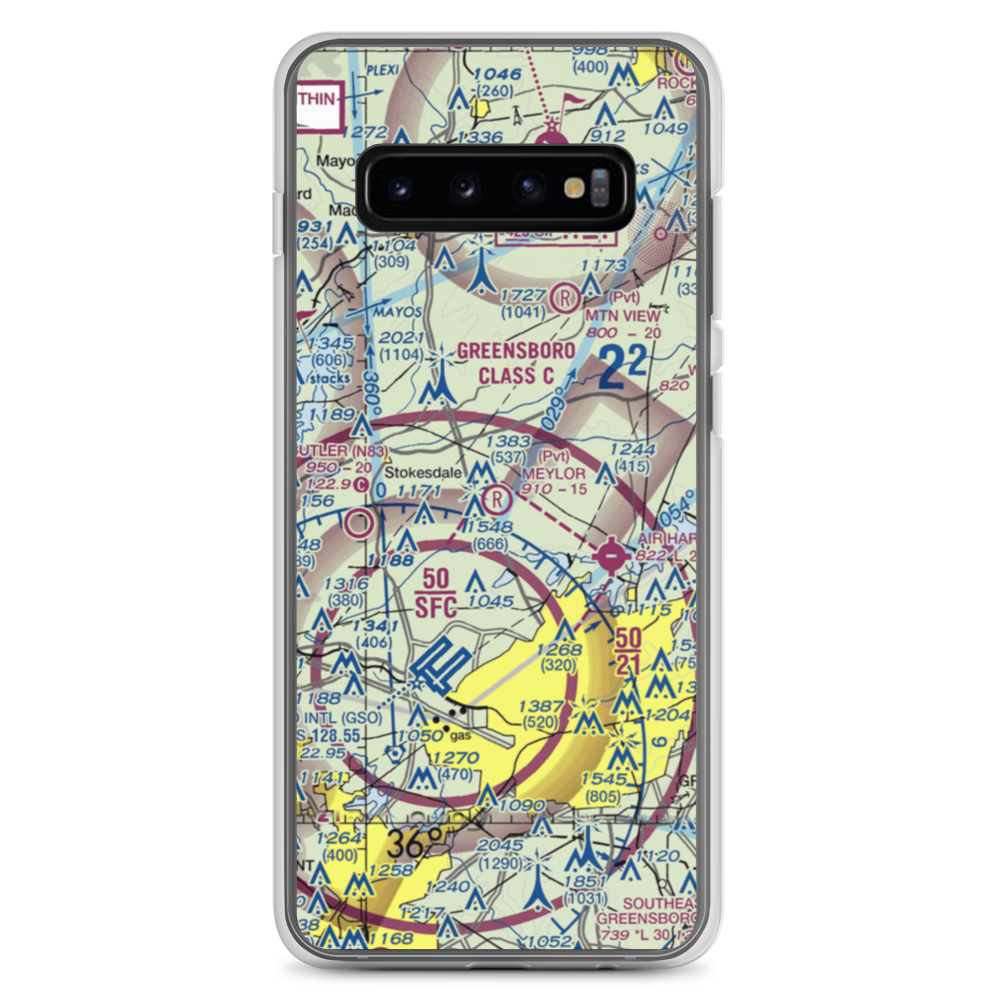 Meylor Field (9NC9) VFR Sectional Samsung Case Samsung Galaxy S10+ model shown