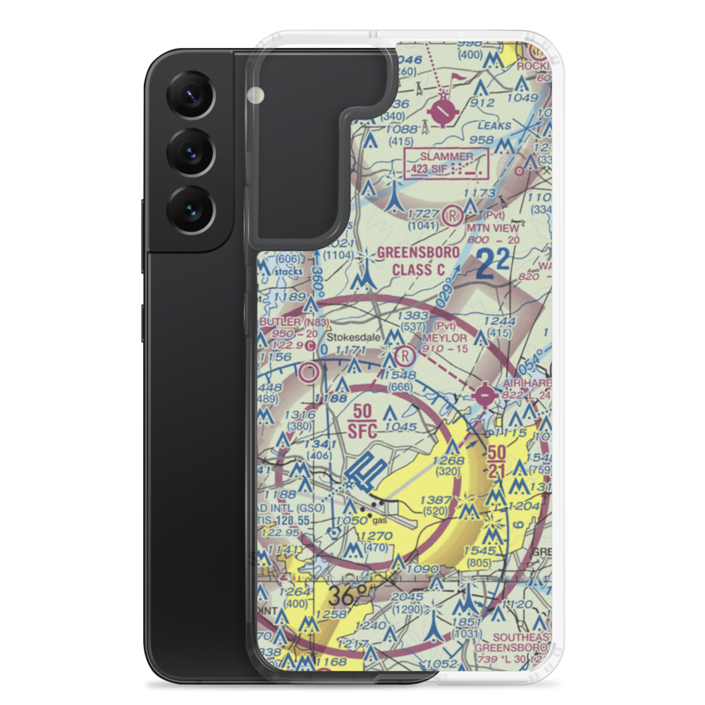 Meylor Field (9NC9) VFR Sectional Samsung Case Samsung Galaxy S22 Plus model shown
