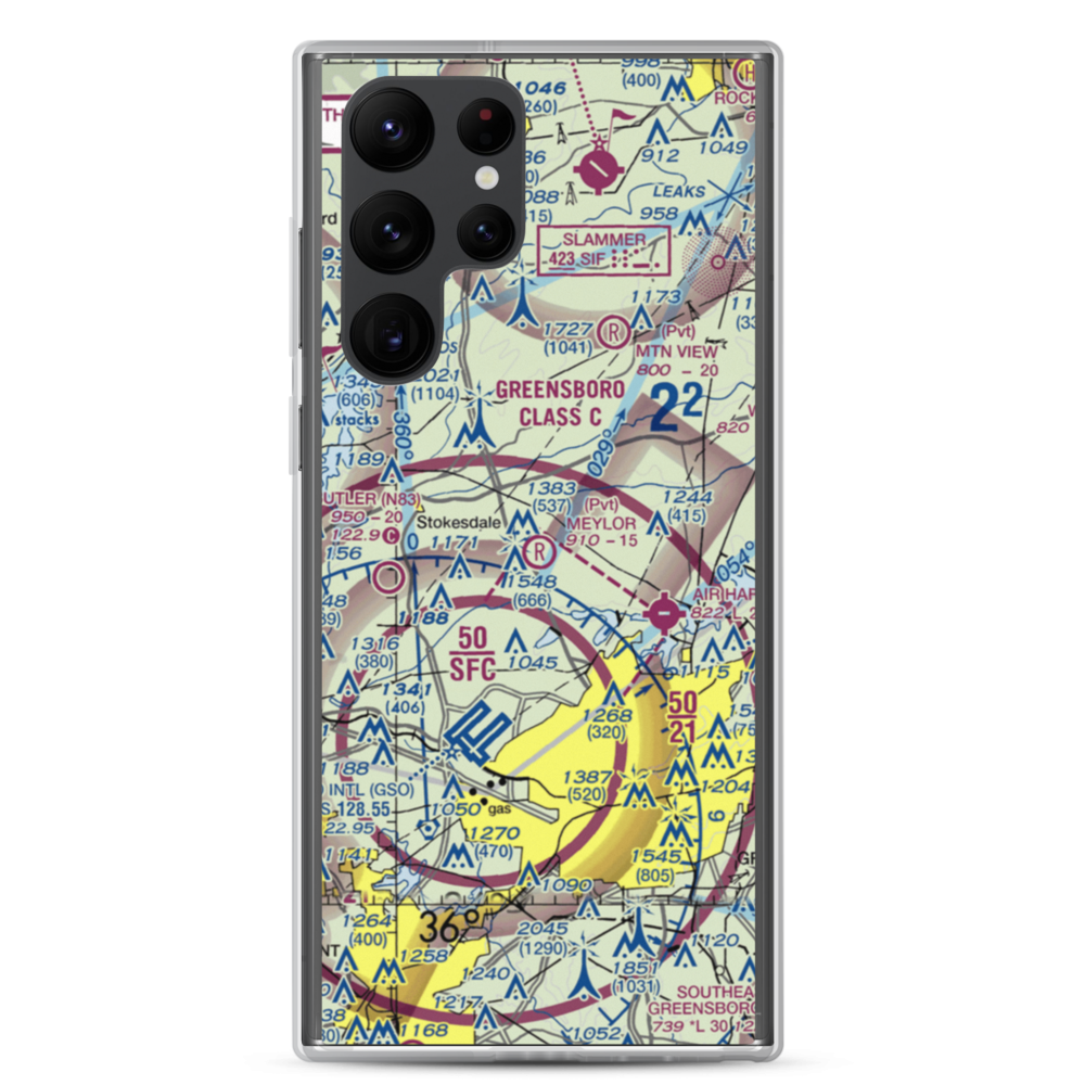 Meylor Field (9NC9) VFR Sectional Samsung Case Samsung Galaxy S22 Ultra model shown