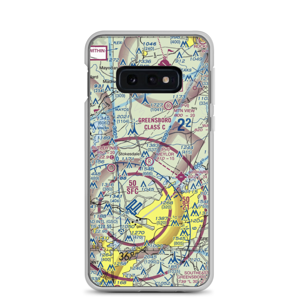 Meylor Field (9NC9) VFR Sectional Samsung Case Samsung Galaxy S10e model shown