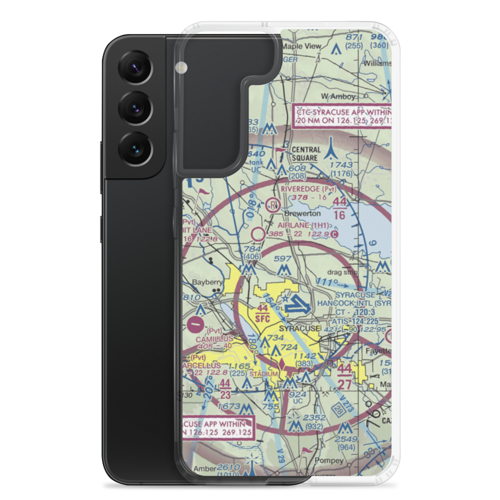 Michael Airfield (1G6) VFR Sectional Samsung Case Samsung Galaxy S22 Plus model shown