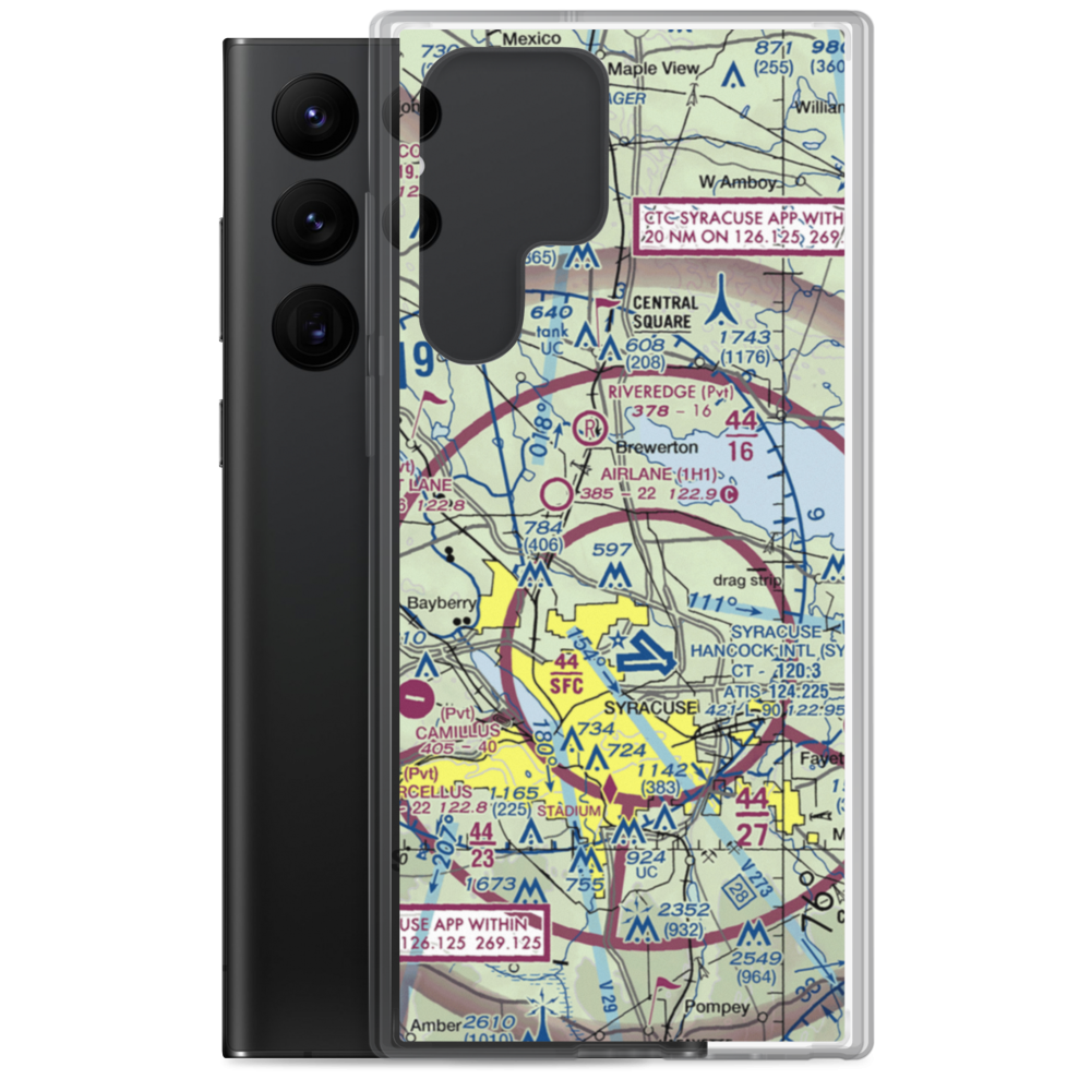 Michael Airfield (1G6) VFR Sectional Samsung Case Samsung Galaxy S22 Ultra model shown