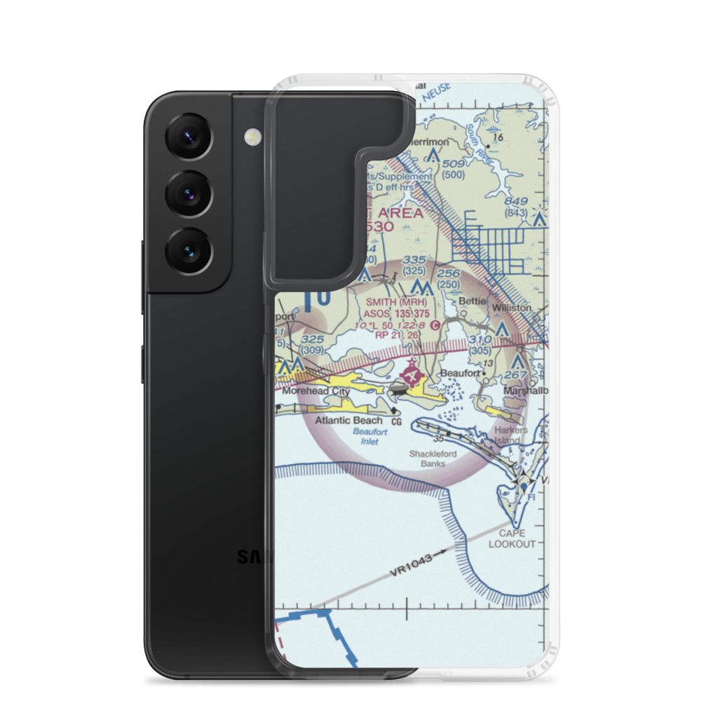 Michael J. Smith Field (MRH) VFR Sectional Samsung Case Samsung Galaxy S22 model shown