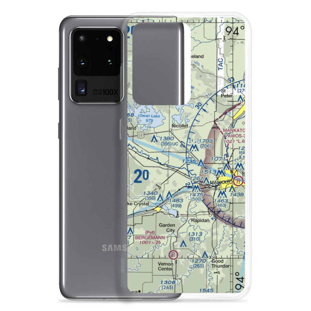 Michels Farms Airport (MN46) VFR Sectional Samsung Case Samsung Galaxy S20 Ultra model shown
