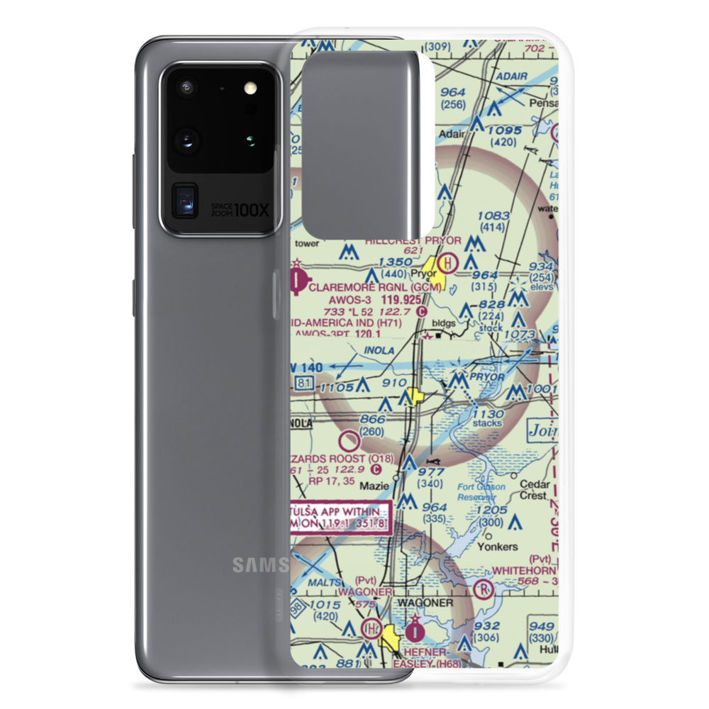 Mid America Industrial Airport (H71) VFR Sectional Samsung Case Samsung Galaxy S20 Ultra model shown