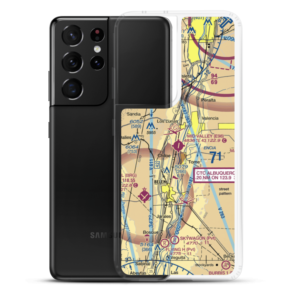 Mid Valley Airpark (E98) VFR Sectional Samsung Case Samsung Galaxy S21 Ultra model shown