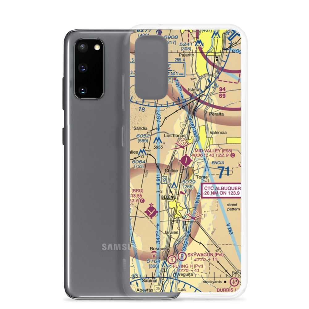 Mid Valley Airpark (E98) VFR Sectional Samsung Case Samsung Galaxy S20 model shown