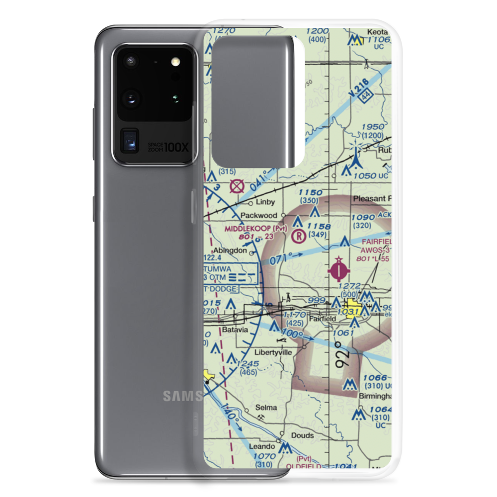 Middlekoop Airport (04IA) VFR Sectional Samsung Case Samsung Galaxy S20 Ultra model shown