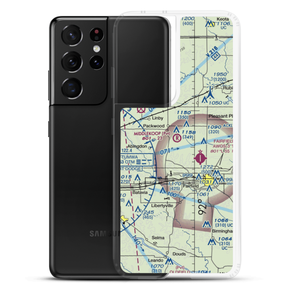 Middlekoop Airport (04IA) VFR Sectional Samsung Case Samsung Galaxy S21 Ultra model shown