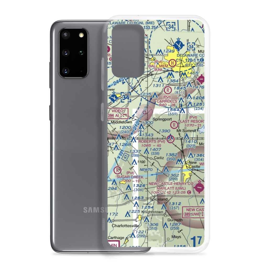 Midkiff Airport (2IN5) VFR Sectional Samsung Case Samsung Galaxy S20 Plus model shown