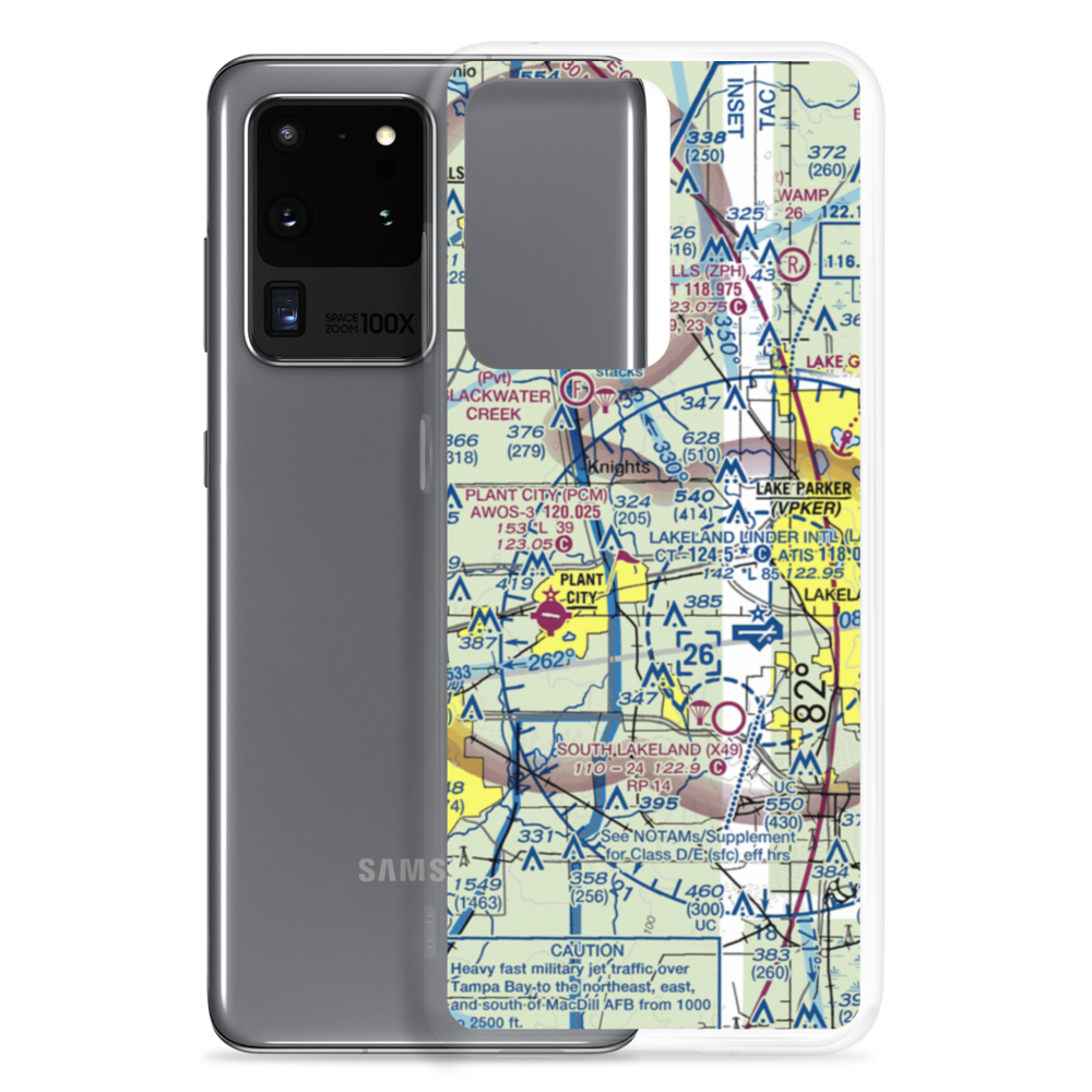 Midway Lake Airport (79FD) VFR Sectional Samsung Case Samsung Galaxy S20 Ultra model shown