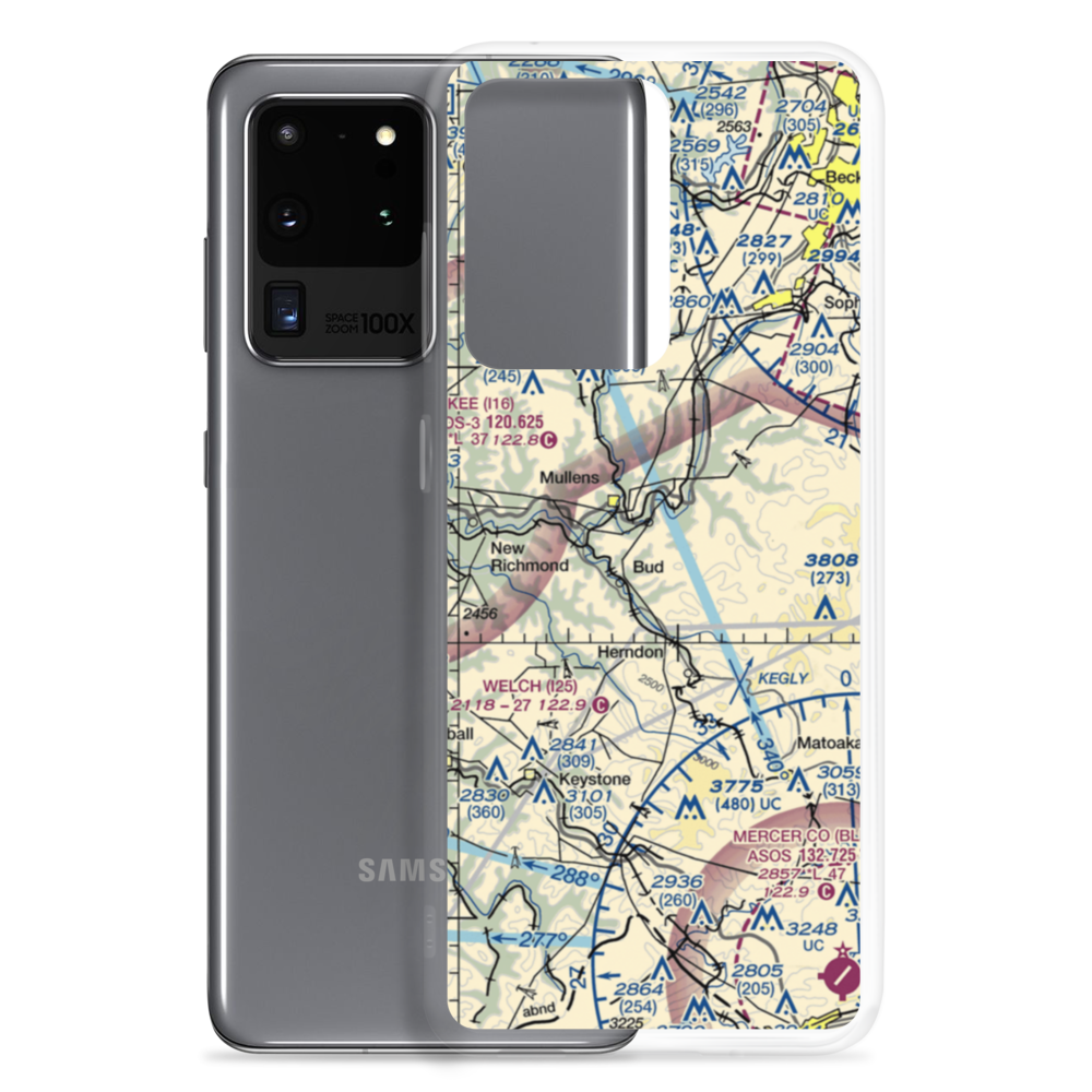 Mike Ferrell Field (WV09) VFR Sectional Samsung Case Samsung Galaxy S20 Ultra model shown