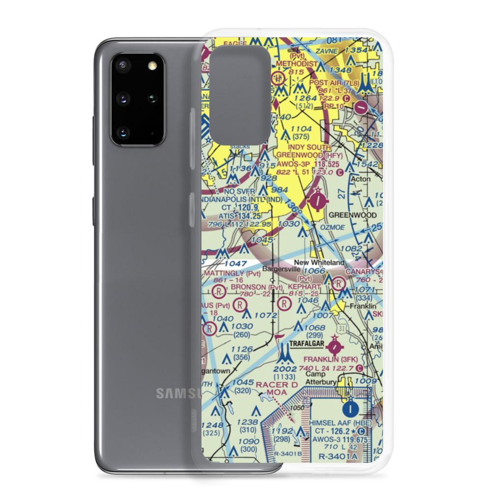 Miles Field (5II2) VFR Sectional Samsung Case Samsung Galaxy S20 Plus model shown