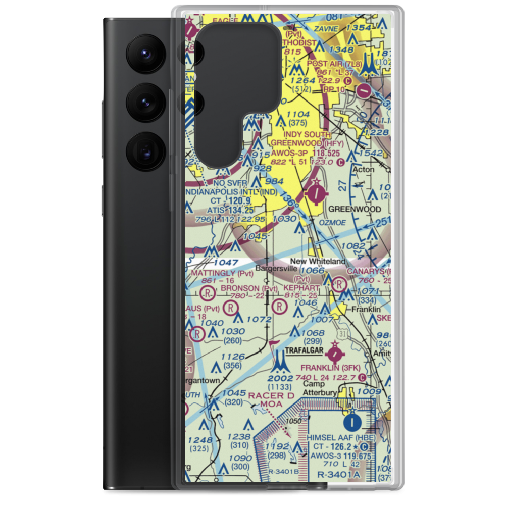Miles Field (5II2) VFR Sectional Samsung Case Samsung Galaxy S22 Ultra model shown