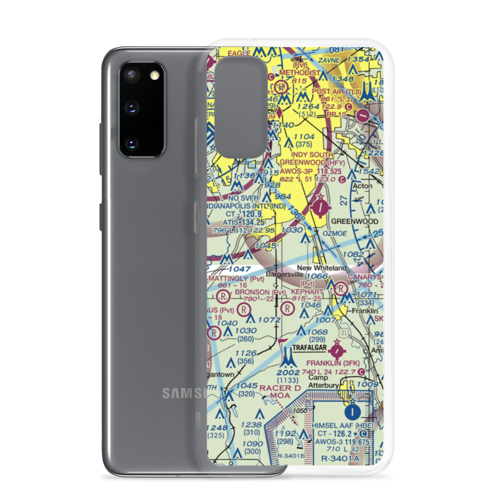 Miles Field (5II2) VFR Sectional Samsung Case Samsung Galaxy S20 model shown