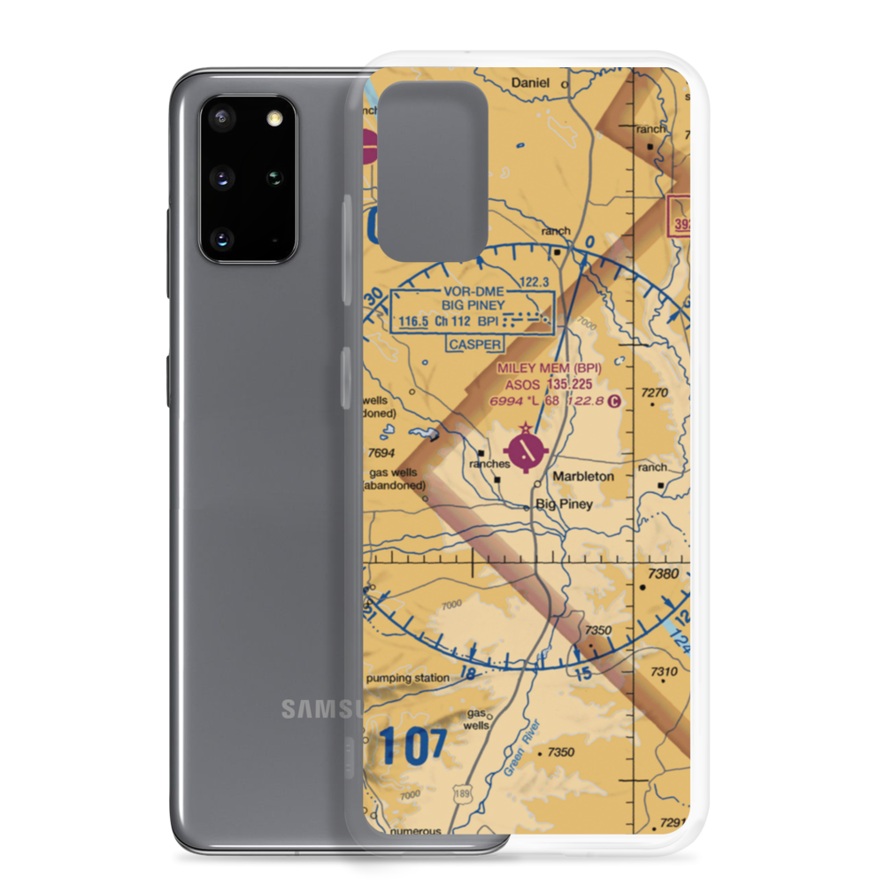 Miley Memorial Field (BPI) VFR Sectional Samsung Case Samsung Galaxy S20 Plus model shown