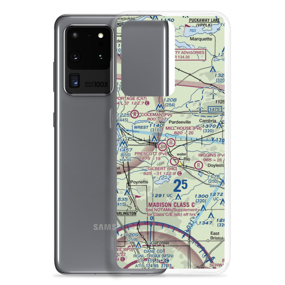Mill House Field (WS15) VFR Sectional Samsung Case Samsung Galaxy S20 Ultra model shown