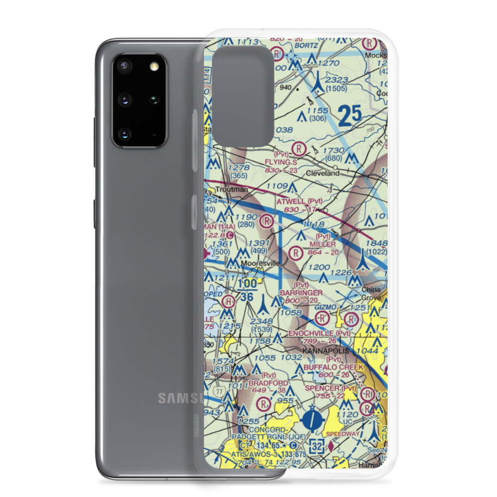 Miller Air Park (NC30) VFR Sectional Samsung Case Samsung Galaxy S20 Plus model shown