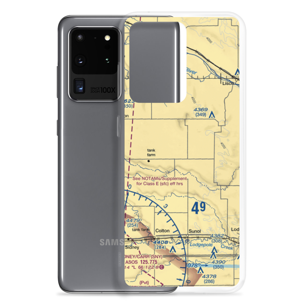 Miller Airstrip (1NE6) VFR Sectional Samsung Case Samsung Galaxy S20 Ultra model shown