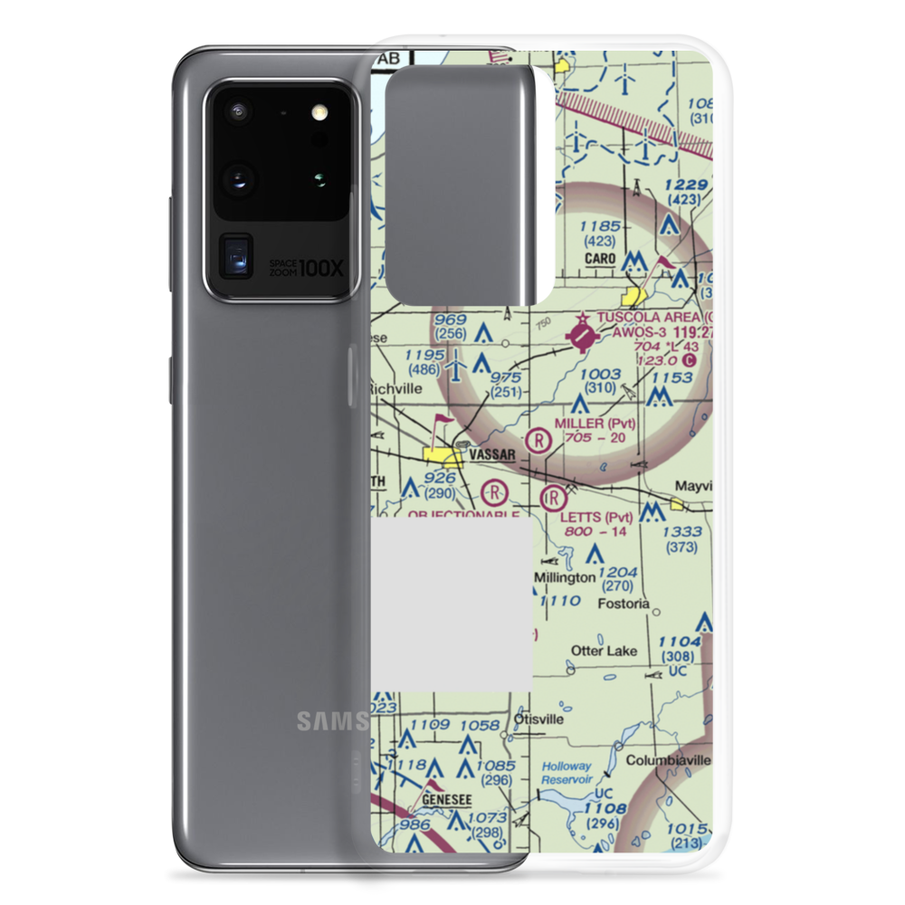 Miller Field (27MI) VFR Sectional Samsung Case Samsung Galaxy S20 Ultra model shown