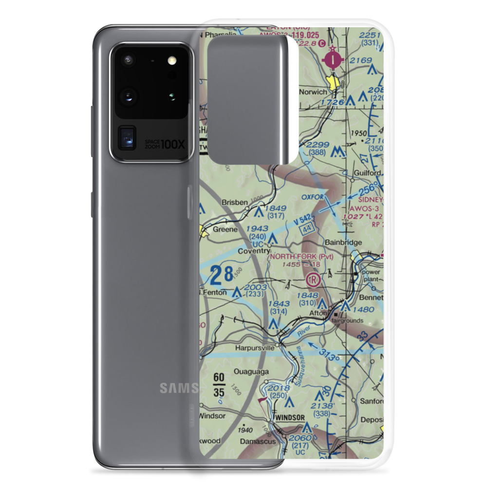 Miller Field (NY73) VFR Sectional Samsung Case Samsung Galaxy S20 Ultra model shown