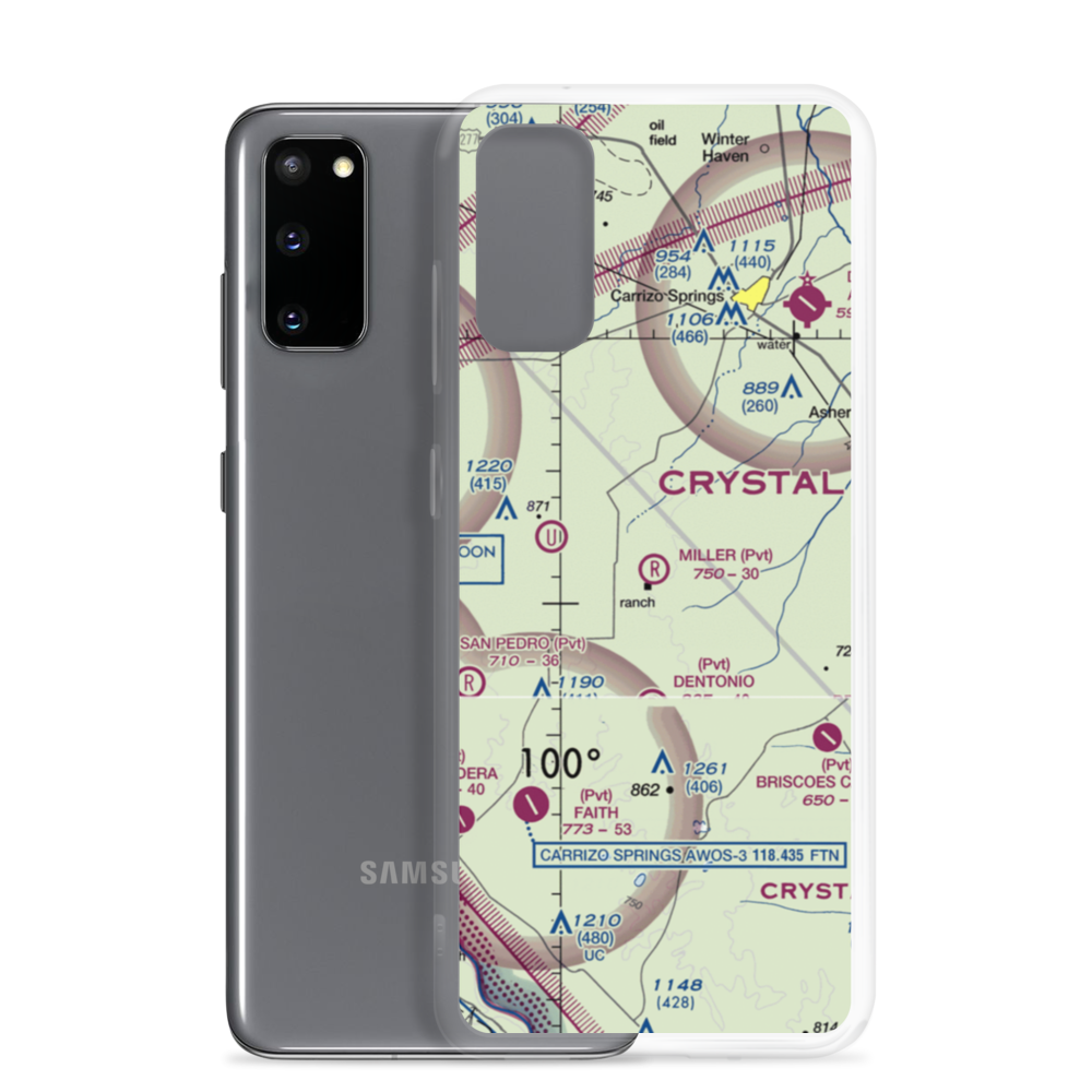 Miller Ranch Airport (TA84) VFR Sectional Samsung Case Samsung Galaxy S20 model shown