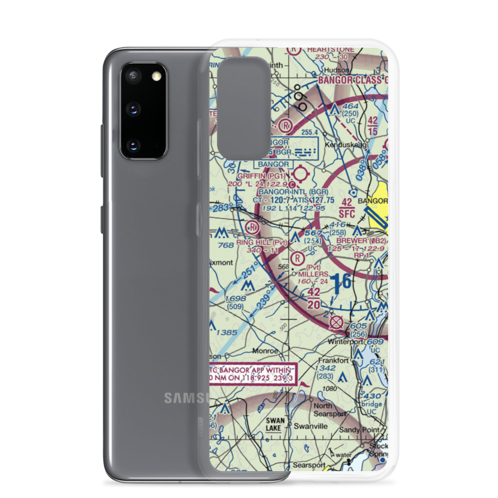 Miller's Field (ME74) VFR Sectional Samsung Case Samsung Galaxy S20 model shown