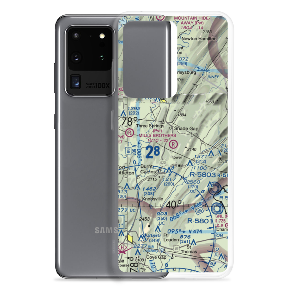 Mills Brothers Airport (05PS) VFR Sectional Samsung Case Samsung Galaxy S20 Ultra model shown