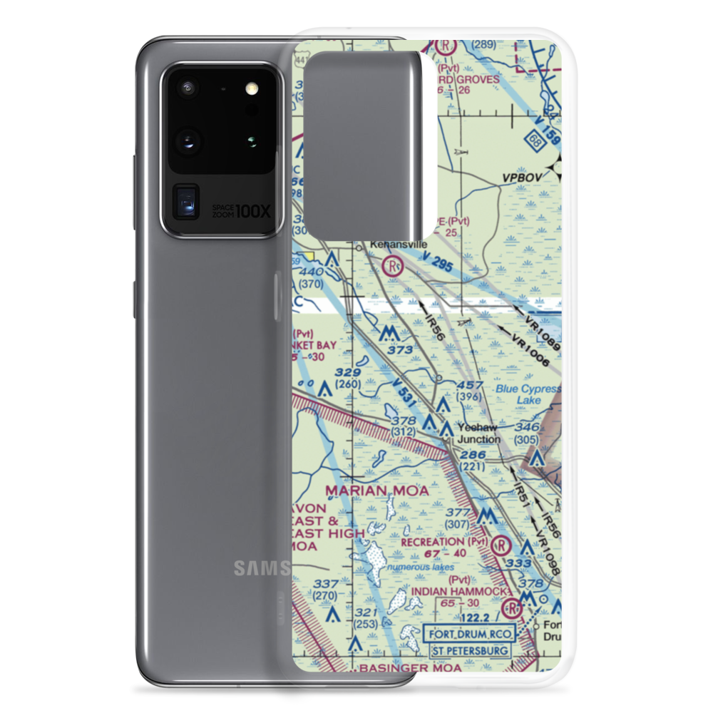 Mills Ranch South Airport (3FL5) VFR Sectional Samsung Case Samsung Galaxy S20 Ultra model shown