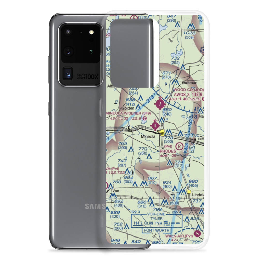 Mineola Wisener Field (3F9) VFR Sectional Samsung Case Samsung Galaxy S20 Ultra model shown
