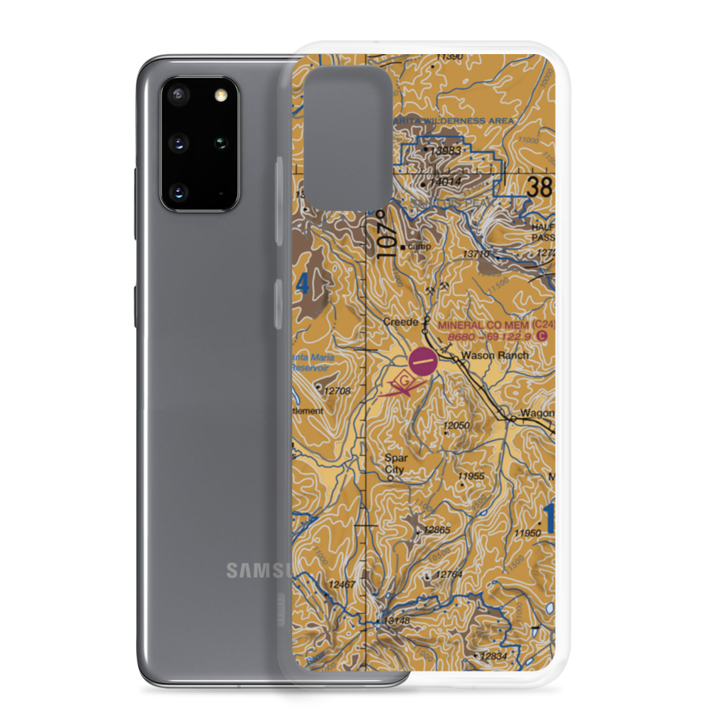 Mineral County Memorial Airport (C24) VFR Sectional Samsung Case Samsung Galaxy S20 Plus model shown