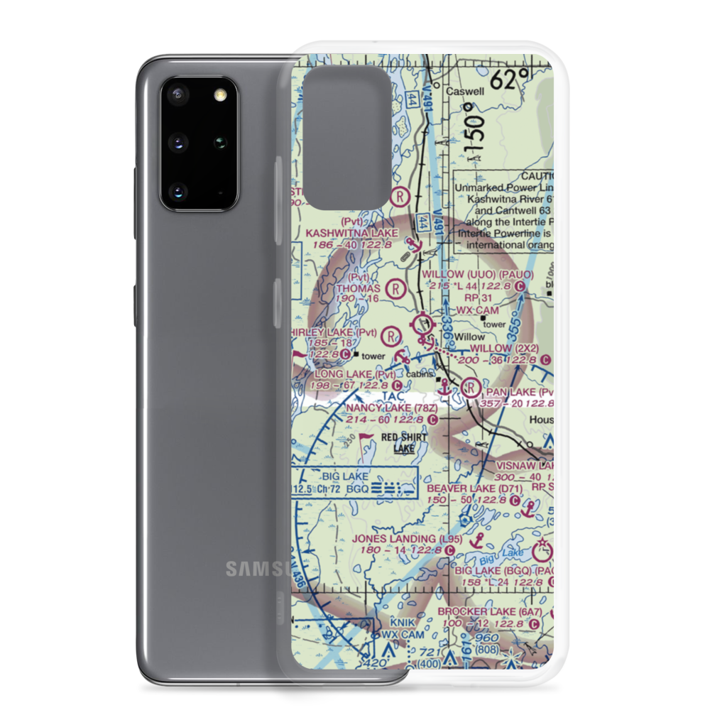 Minuteman Strip (AK68) VFR Sectional Samsung Case Samsung Galaxy S20 Plus model shown