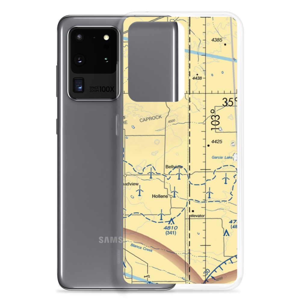 Mitchell Farms Airport (NM30) VFR Sectional Samsung Case Samsung Galaxy S20 Ultra model shown