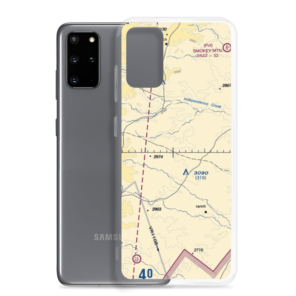 Mitchell Nr One Airport (TS75) VFR Sectional Samsung Case Samsung Galaxy S20 Plus model shown