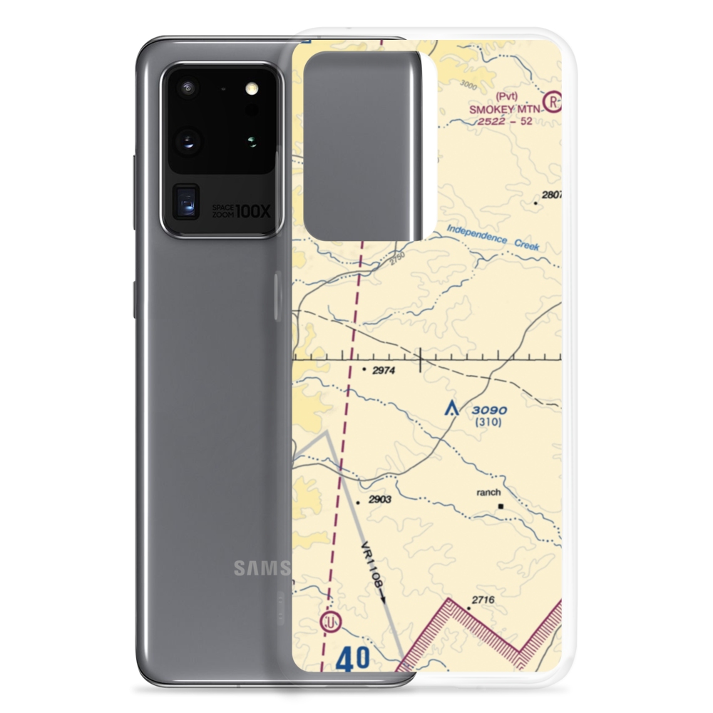 Mitchell Nr One Airport (TS75) VFR Sectional Samsung Case Samsung Galaxy S20 Ultra model shown