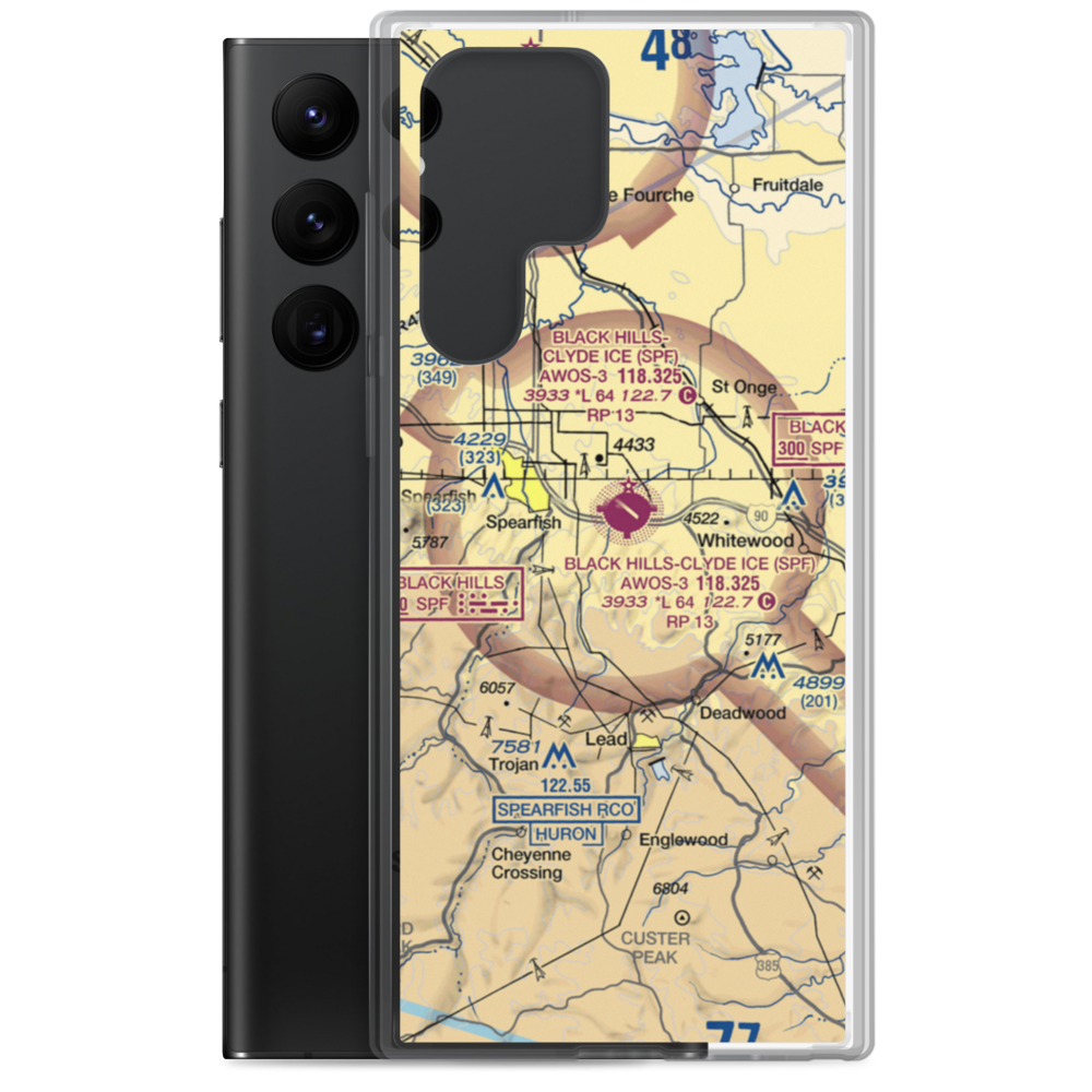 Mitchell's Strip (SD90) VFR Sectional Samsung Case Samsung Galaxy S22 Ultra model shown