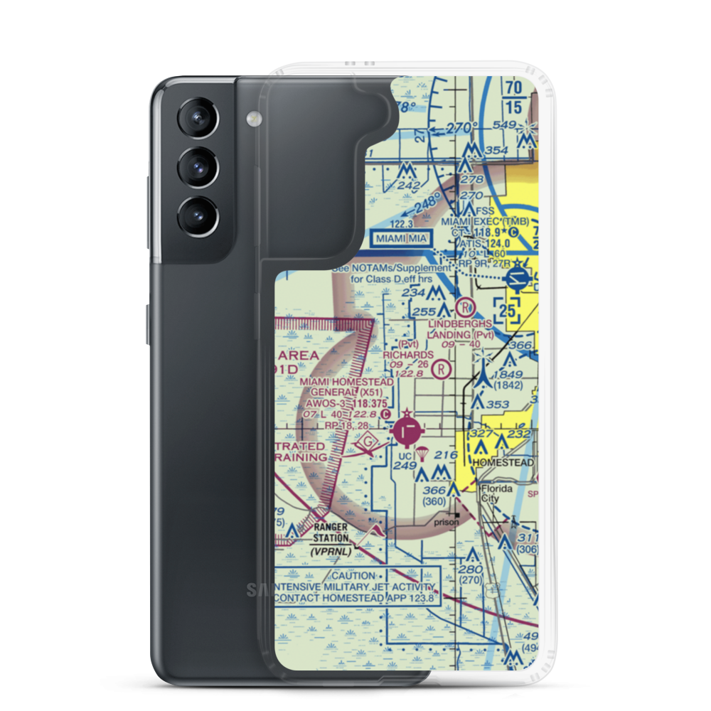 Mjd STOLport (FL31) VFR Sectional Samsung Case Samsung Galaxy S21 model shown