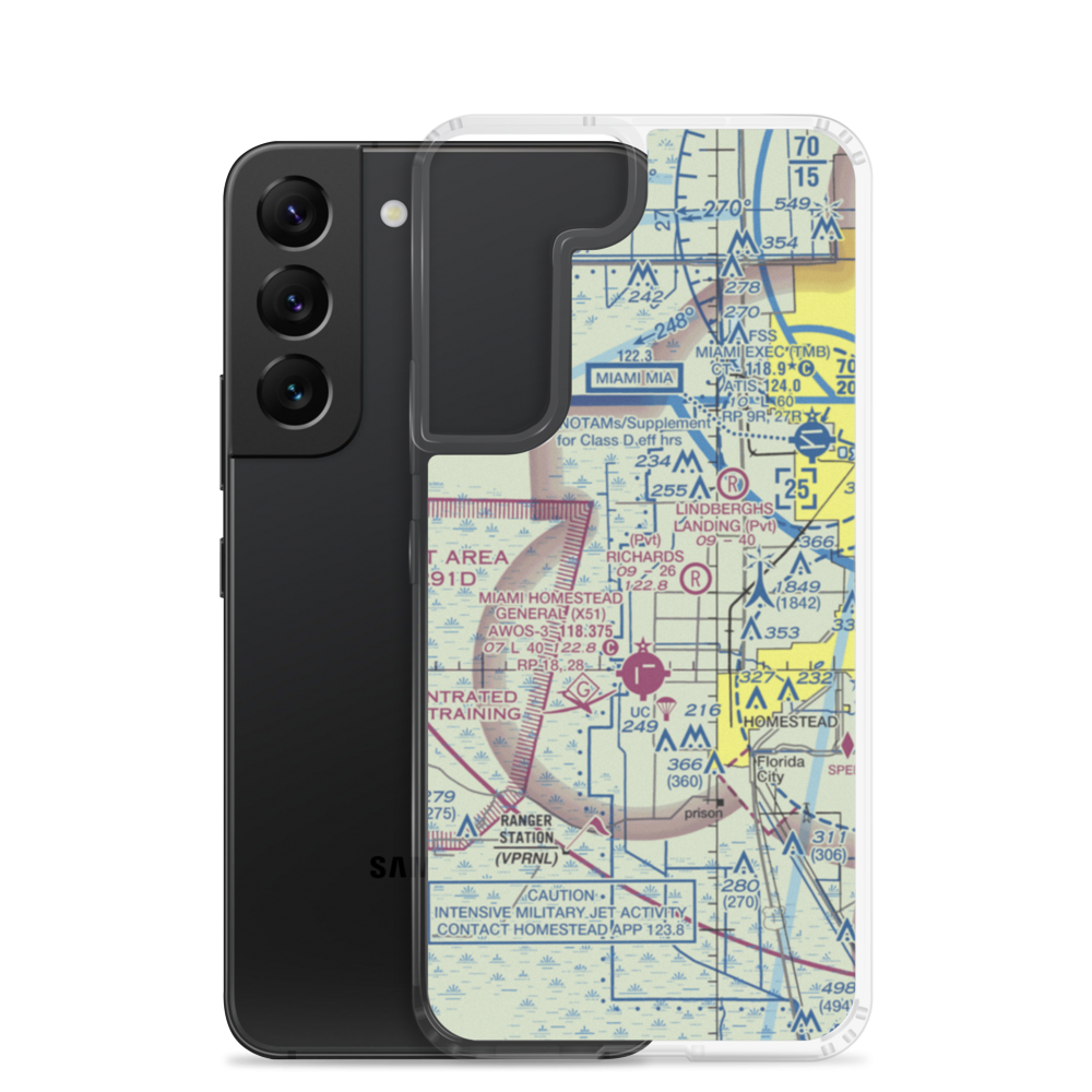 Mjd STOLport (FL31) VFR Sectional Samsung Case Samsung Galaxy S22 model shown