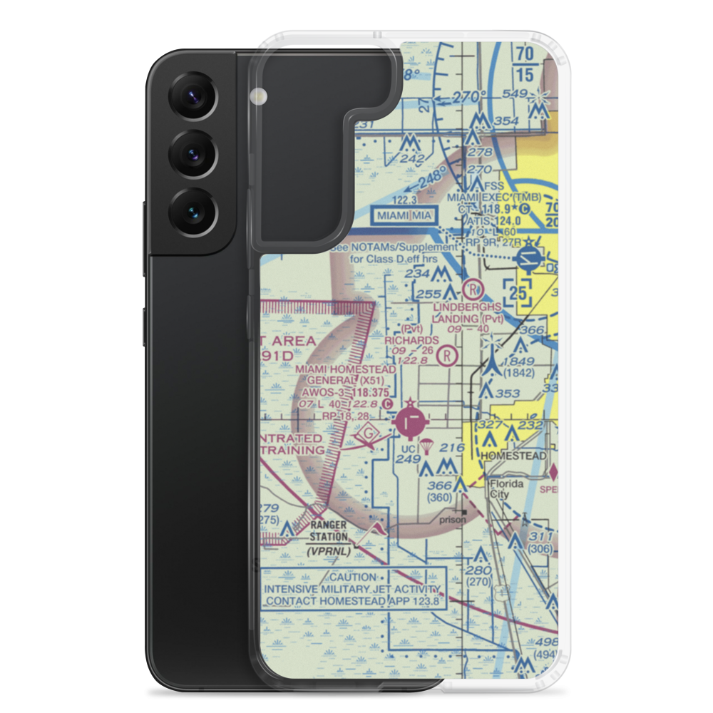 Mjd STOLport (FL31) VFR Sectional Samsung Case Samsung Galaxy S22 Plus model shown
