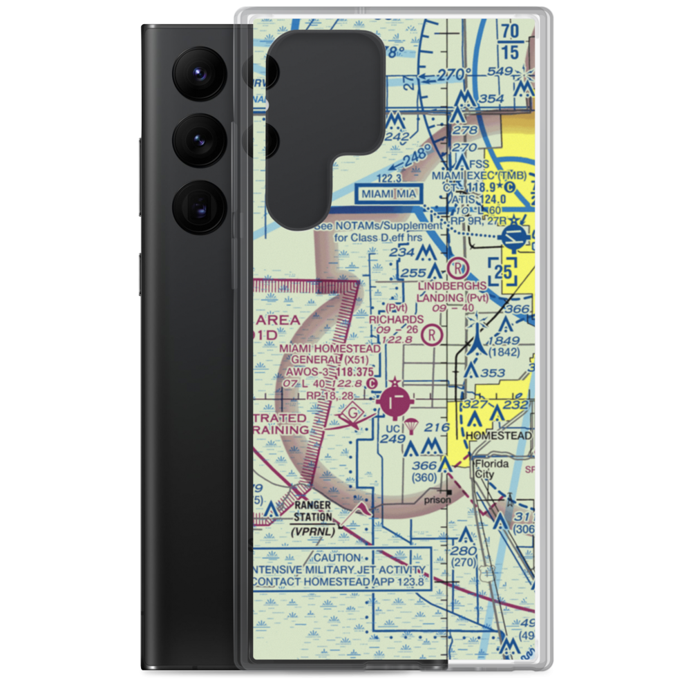 Mjd STOLport (FL31) VFR Sectional Samsung Case Samsung Galaxy S22 Ultra model shown