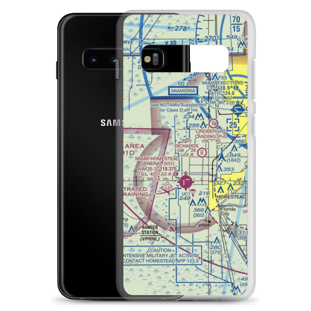 Mjd STOLport (FL31) VFR Sectional Samsung Case Samsung Galaxy S10+ model shown