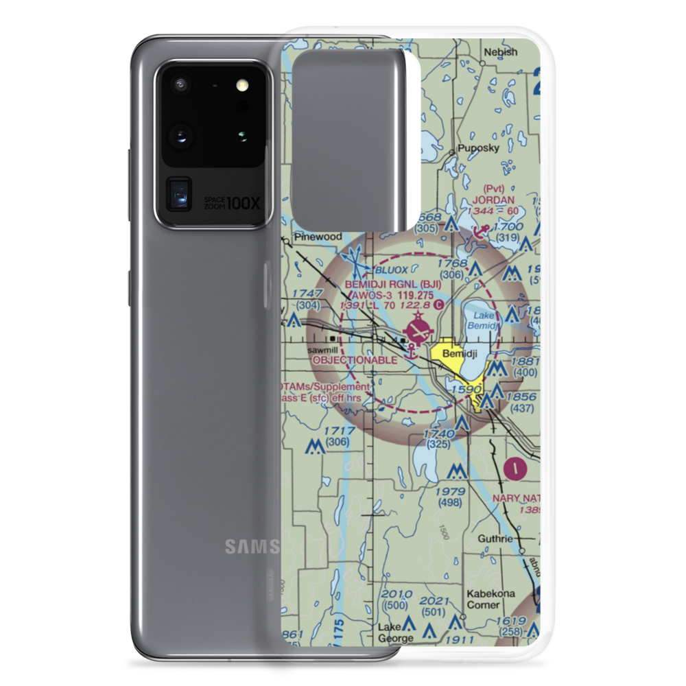 Moberg Air Base (96M) VFR Sectional Samsung Case Samsung Galaxy S20 Ultra model shown