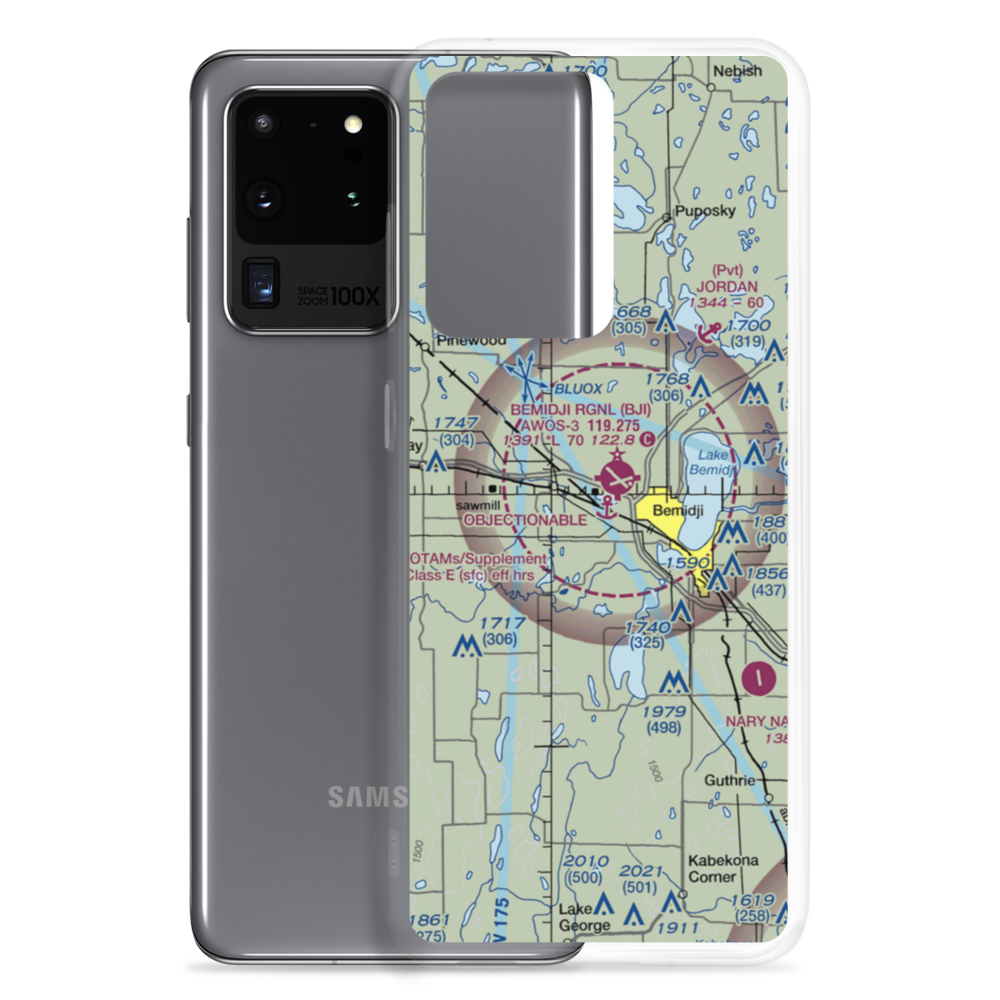 Moberg Air Base (MN13) VFR Sectional Samsung Case Samsung Galaxy S20 Ultra model shown