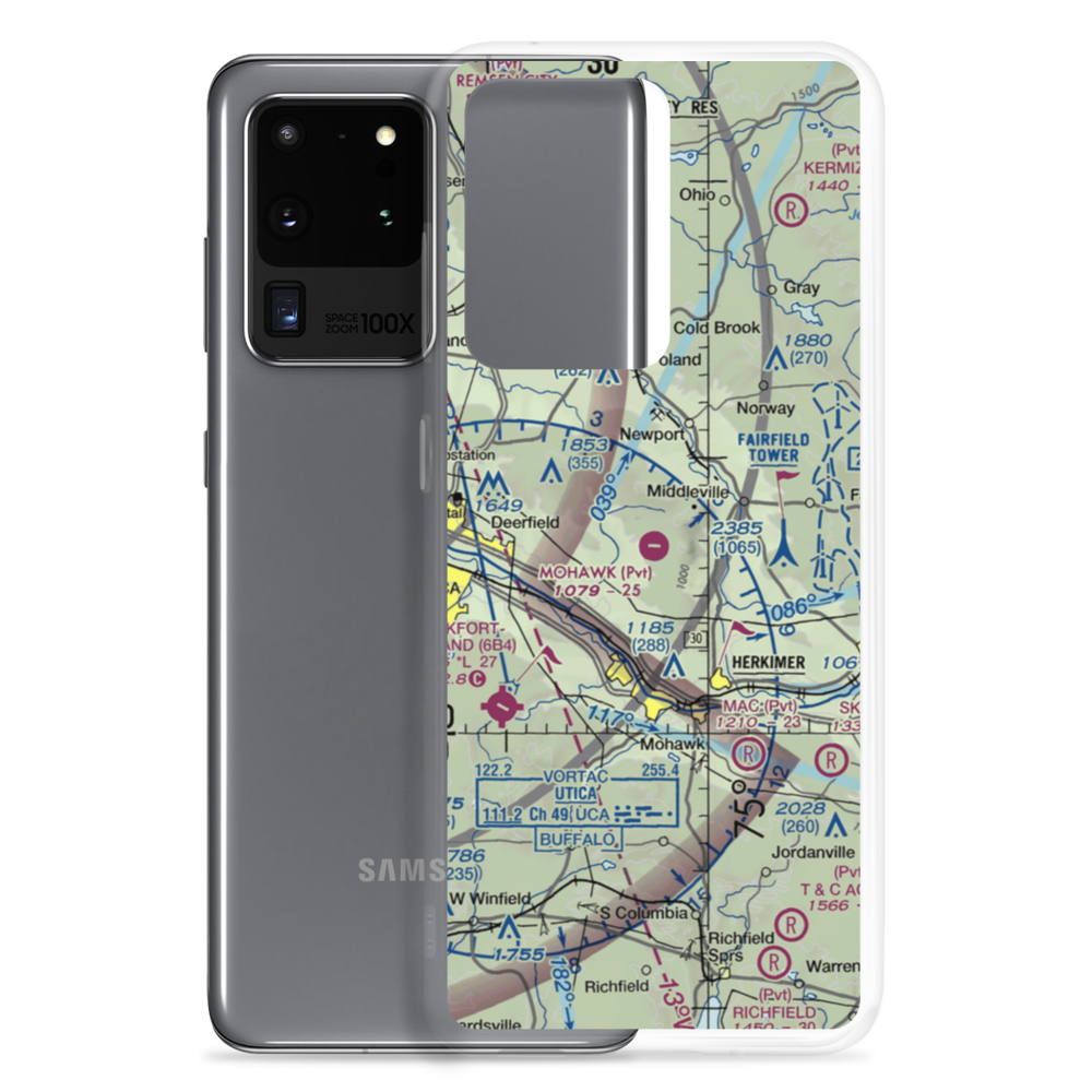 Mohawk Air Park (27NK) VFR Sectional Samsung Case Samsung Galaxy S20 Ultra model shown