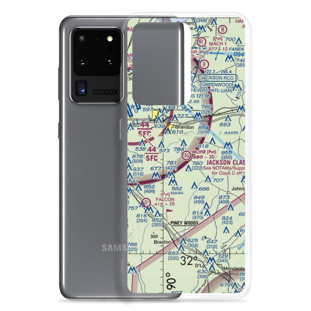 Mohr Farm Airport (MS11) VFR Sectional Samsung Case Samsung Galaxy S20 Ultra model shown