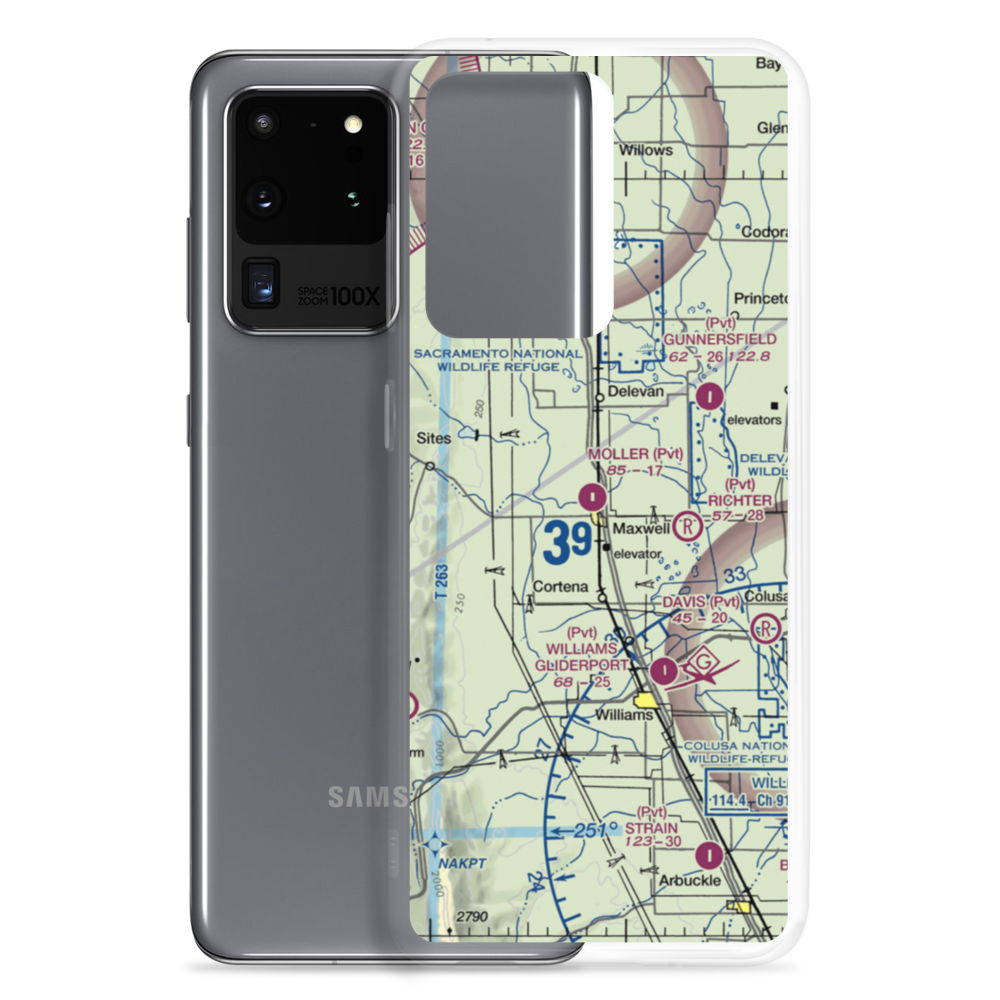 Moller Airport (8CL6) VFR Sectional Samsung Case Samsung Galaxy S20 Ultra model shown
