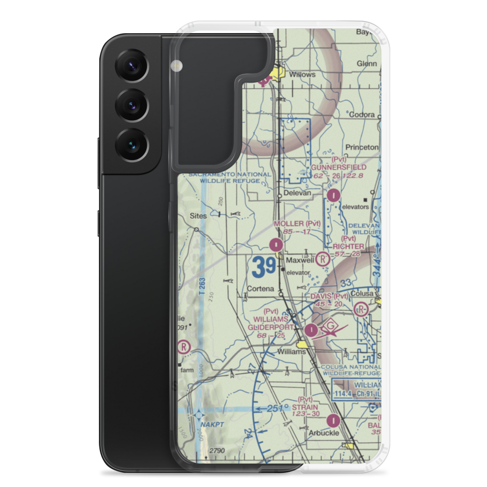 Moller Airport (8CL6) VFR Sectional Samsung Case Samsung Galaxy S22 Plus model shown