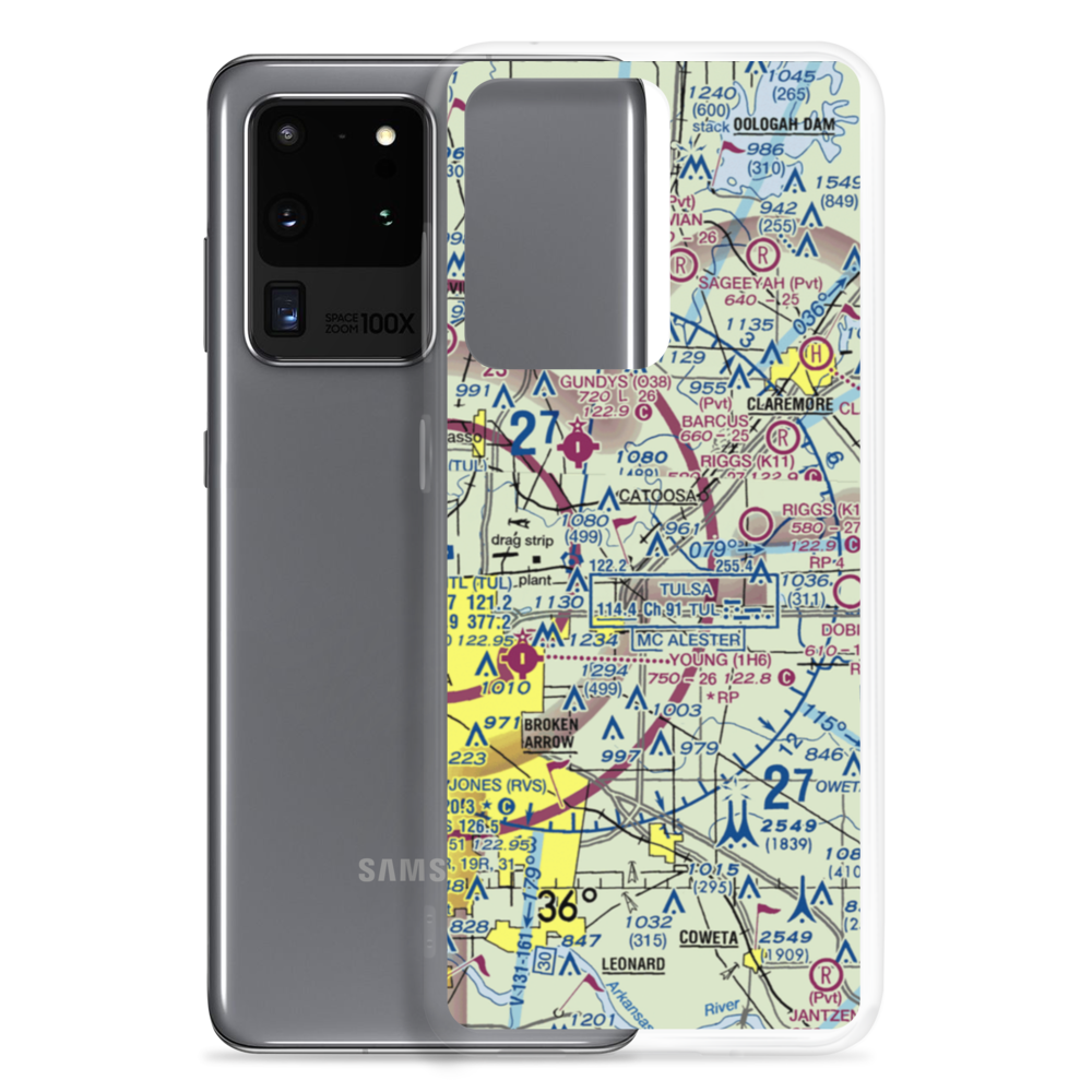 Molly's Landing Heliport (O34) VFR Sectional Samsung Case Samsung Galaxy S20 Ultra model shown